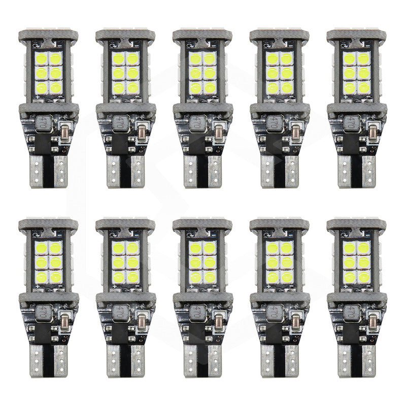 10 Focos Canbus T15 Para Reversa 24 Leds 12 A 24v 1400lm