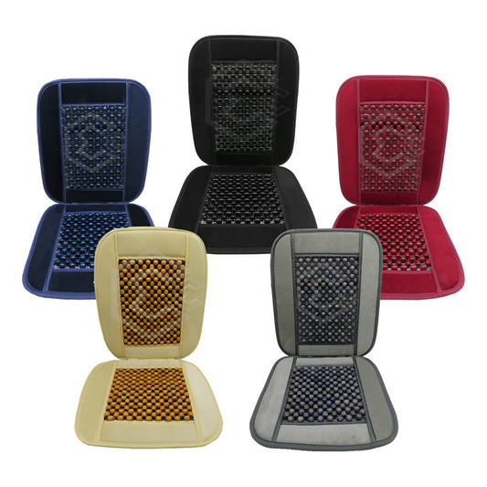 Respaldo Universal Asiento Bolitas De Madera Color A Elegir
