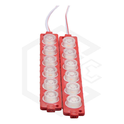 10 Módulos 12 Leds Código 3 Funciones Grúa Torrera 6w
