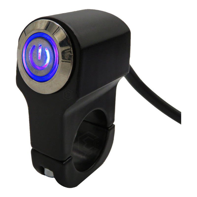 Switch Interruptor Manubrio On Off Moto Atvs Con Led 4x4