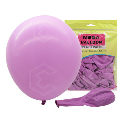 Bolsa 25 Globos Lila Uva Brillosos #18 Fiestas Bodas Latex Lila Uva