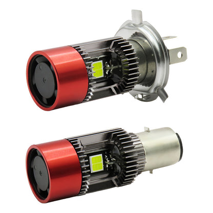 Foco Moto H4 12 Leds Csp Ba20d Con Ventilador 9000lm Reales