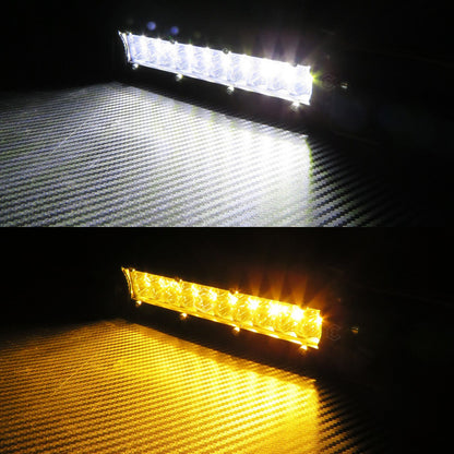 Barra Slim 40 Hiperleds 7'' Blanco-ambar 5 Funciones 12-24v