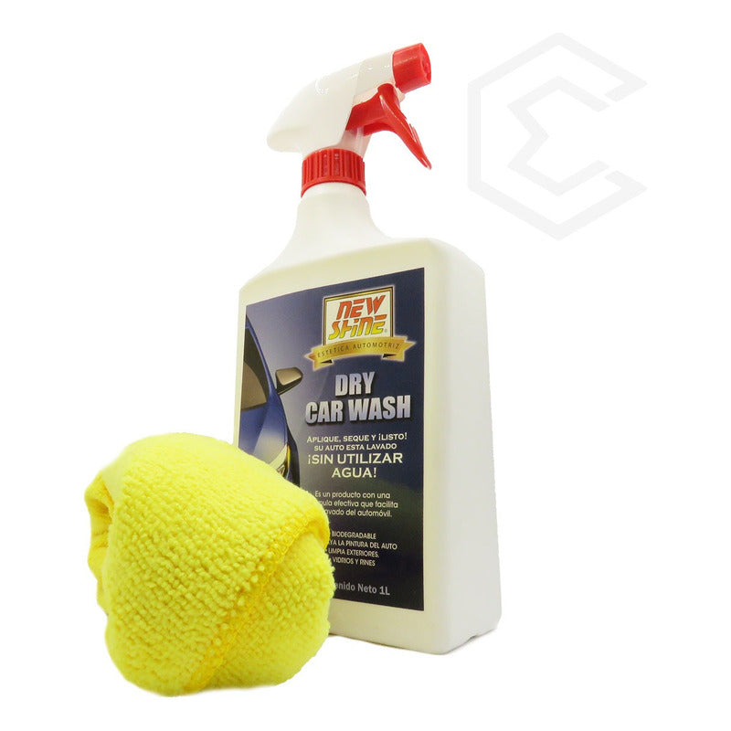3 Dry Wash New Shine Lavado En Seco Sin Utilizar Agua Transparente