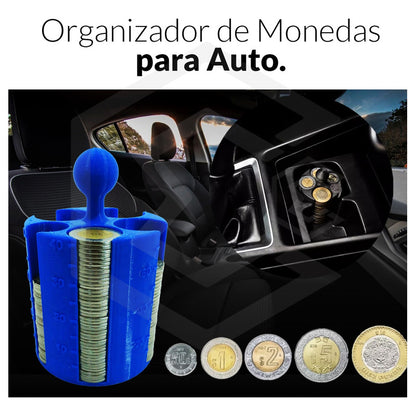 Porta Monedas Porta Vasos Auto Con Contador Taxi Uber Didi