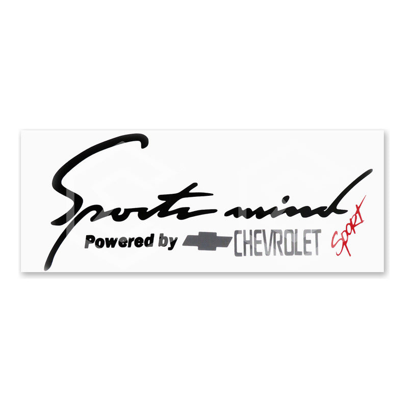 Calcomanía Sport Mind Chevrolet Sticker Vinil Auto Moto 25cm