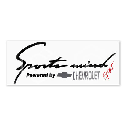Calcomanía Sport Mind Chevrolet Sticker Vinil Auto Moto 25cm