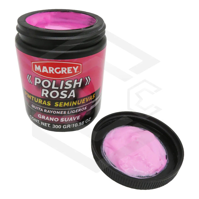 Kit Detallado Auto Shampoo Pum Polish Rosa Cera Y 2 Esponjas