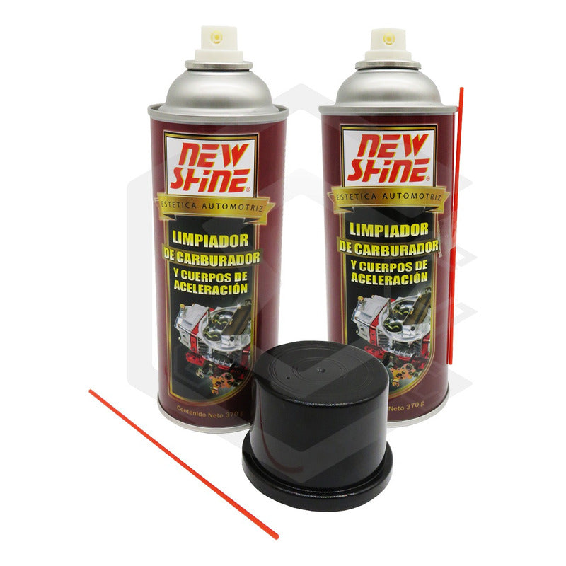 2 Limpiador De Carburador Carbuclean Cuerpo De Aceleracion Transparente