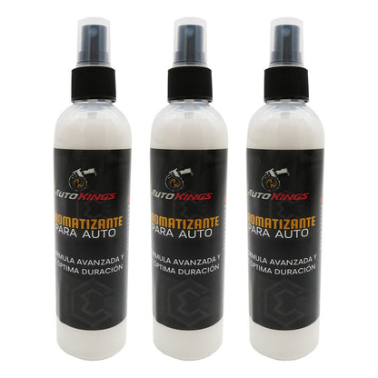 3 Aromatizante P Auto Desodorante Liquido Casa Oficina 270ml