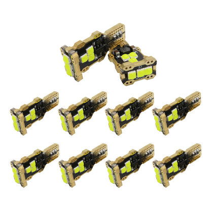 Kit 10 Focos De Pellizco T15 Canbus Super Potente 9 Leds 12v