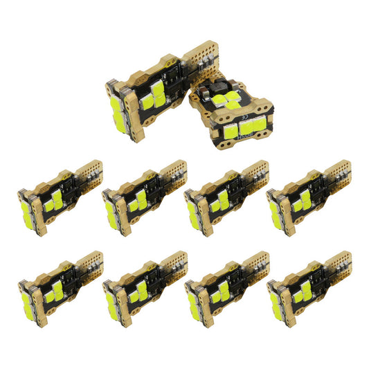 Kit 10 Focos De Pellizco T15 Canbus Super Potente 9 Leds 12v