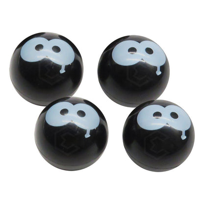 Kit 4 Tapones Cubre Pivote Válvula Emoji Caritas Auto Moto