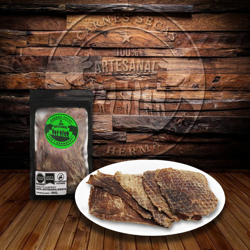 Carne Seca Laminada Artesanal Res Calidad Premium Snack 50g