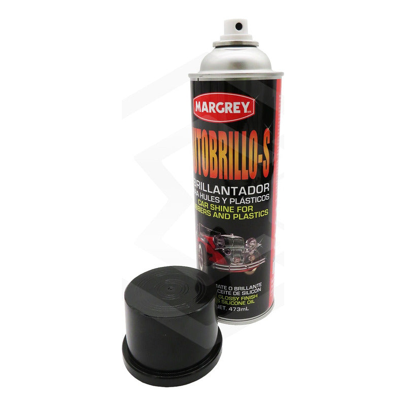 3 Abrillantador Plasticos Autobrillo S Aerosol 473ml Margrey Blanco