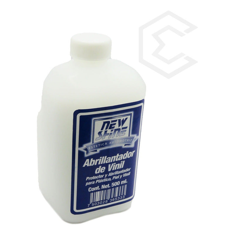 Abrillantador De Vinil Plástico Y Piel Liquido 500ml Blanco