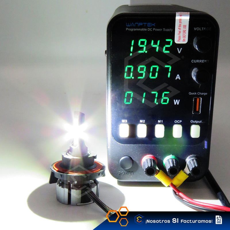 Kit Focos 24led H13 Alta Y Baja Plug And Play 10000lm 12-24v H13