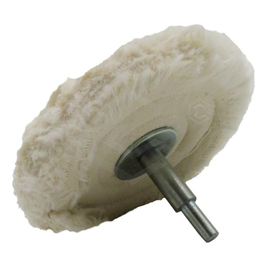 Borla Para Pulir De Tela Suave 3 1/2 Pulgadas Para Taladro