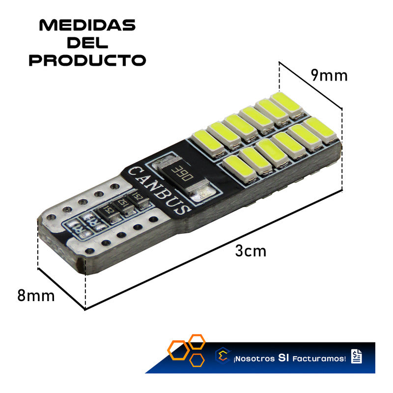 Par De Focos Pellizco 24 Leds Con Canbus Alta Intensidad 12v