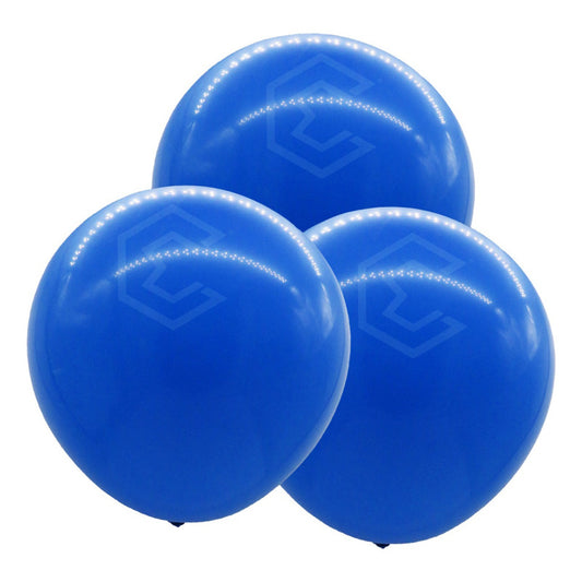 Bolsa 3 Globos Azul Cielo Brillosos #36 Fiestas Bodas Latex Azul Cielo Brilloso
