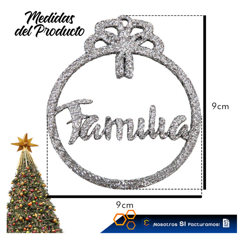 Esferas Navideñas Para Arbol Navidad Diamantina  Kit 10pzas