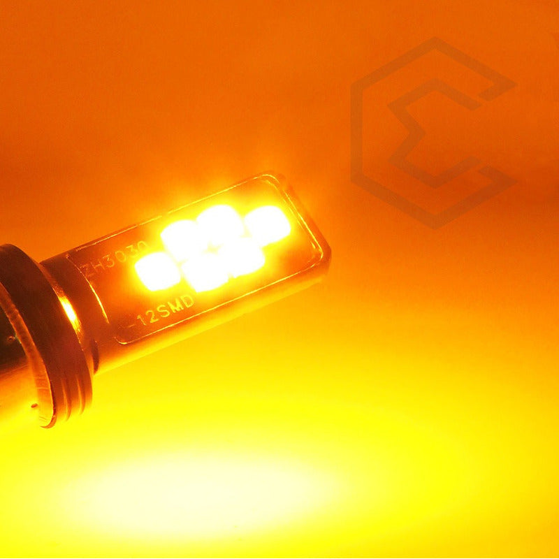 2 Focos 12 Led Canbus Cuarto Stop 12-24v 1156 57 3157  7507