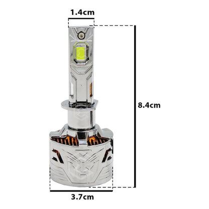 Kit 2 Focos H1 24 Led Csp Nitrogeno Zinc Alta Baja 20,000lm H1