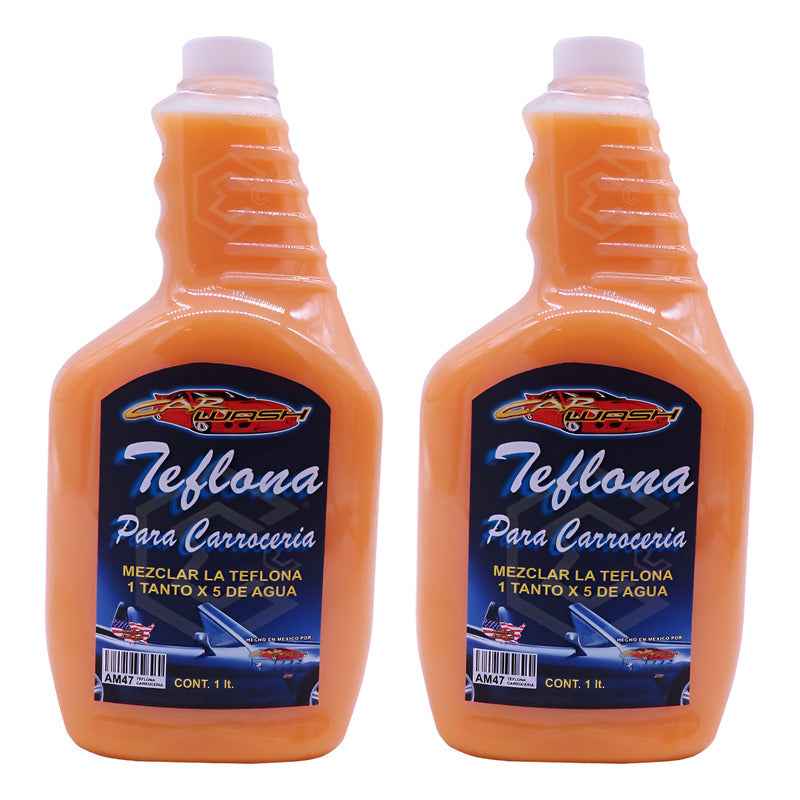 2 Teflona Para Carroceria Aumenta Brillo Protege Rayos Uv 1l Naranja