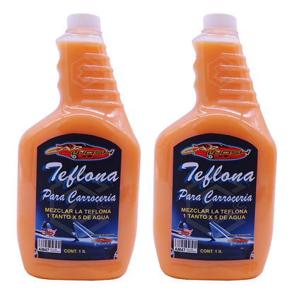 2 Teflona Para Carroceria Aumenta Brillo Protege Rayos Uv 1l Naranja