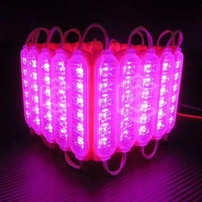 20 Módulos 6 Led Acrilico Alta Intensidad Color A Elegir 12v