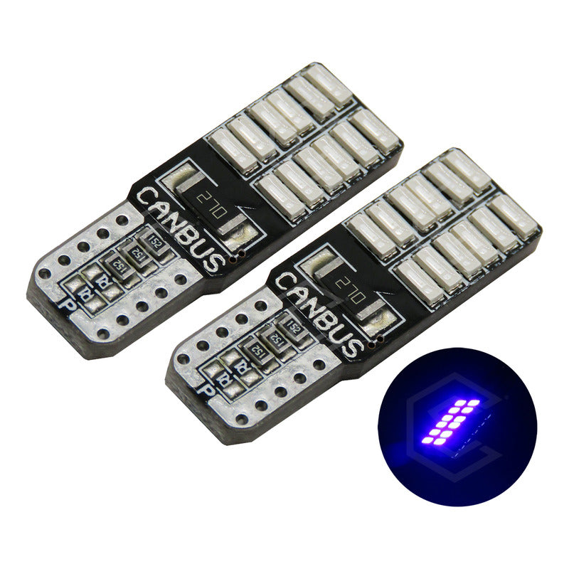 Kit 10 Focos Pellizco 24 Leds Con Canbus Alta Intensidad 12v