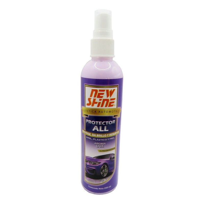 5 Protector All Brillo Renueva Vinil Plastico Piel Aromas