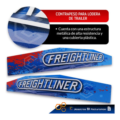Par De Contrapeso Para Lodera Kenworth Trailer 60cm X 10cm