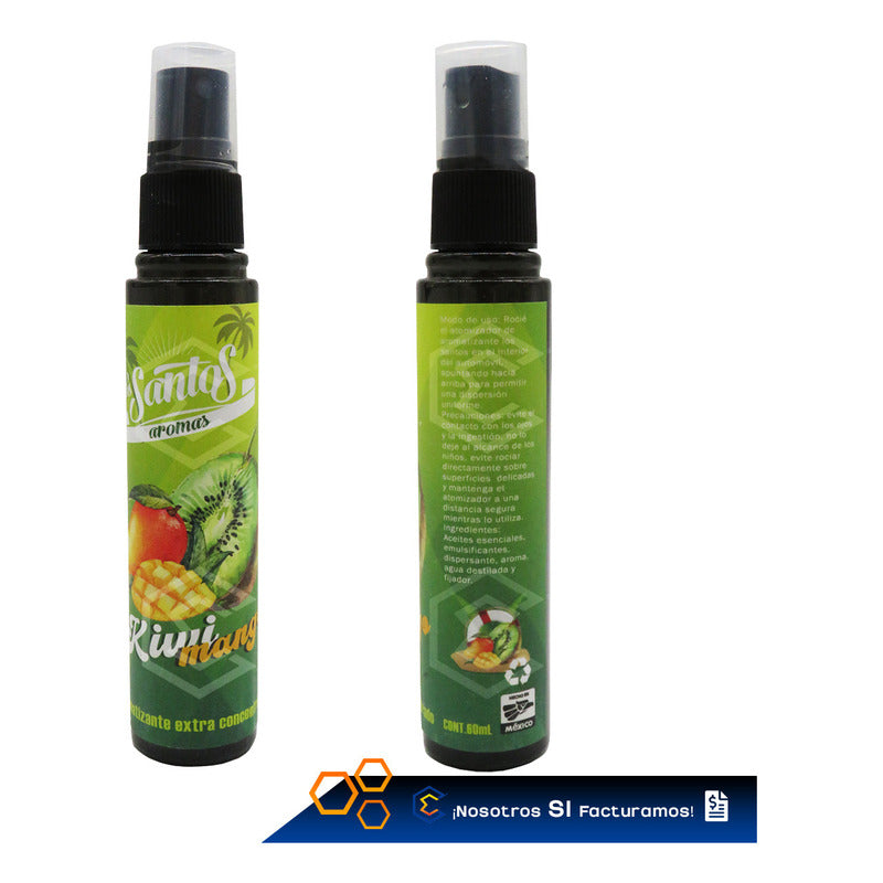 2 Aromatizante Botella Spray Liquido 60ml Auto Casa Ambiente