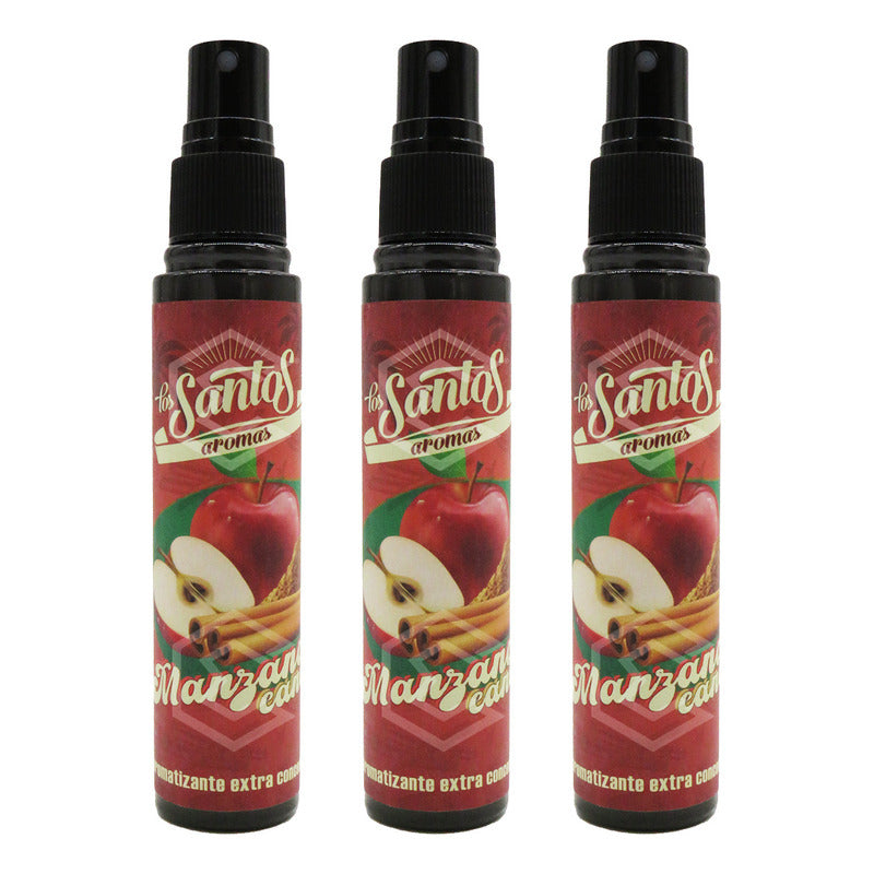 3 Aromatizante Botella Spray Liquido 60ml Auto Casa Ambiente