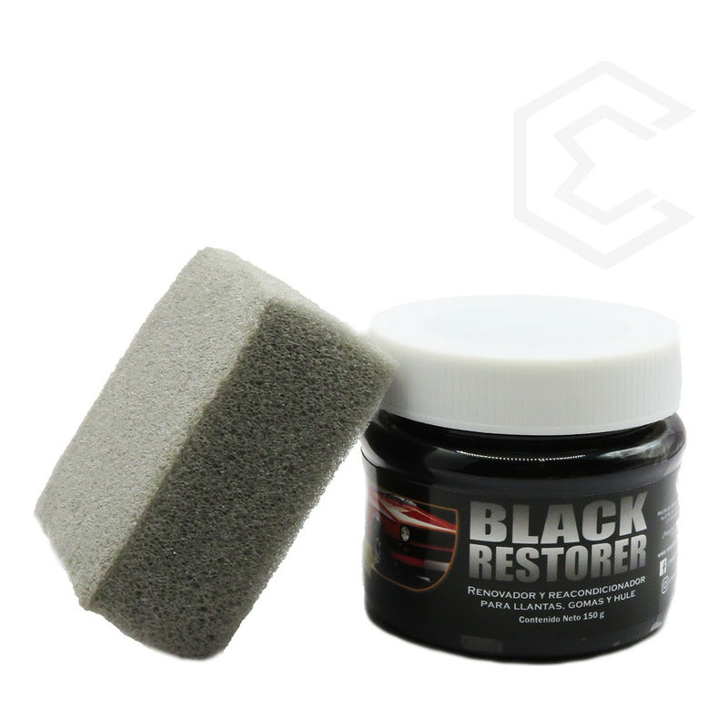 3 Black Restorer Restaurador De Negros Llantas Gomas Hules Negro