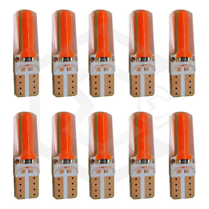 Kit 5 Pares Focos Led Cob Grande Pellizco T10 Silicon Auto