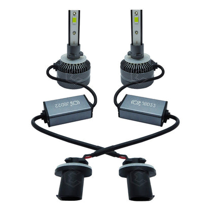 Kit Focos 880 12 Led Csp 9-30v 33.9w Reales Alta Baja 8000lm 880