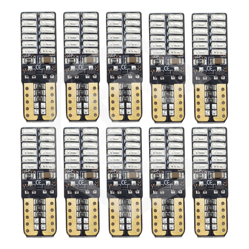 Kit 5 Par Focos De Pellizco 24 Led Canbus Alta Intensidad