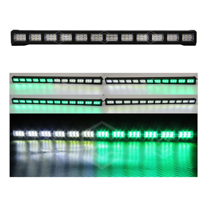Barra 216 Led 19 Funciones 12 Módulos Bicolor Estrobo 12-24v