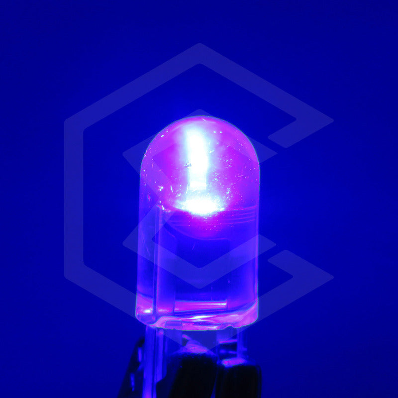 10 Focos Pellizco T10 1 Hiper Leds Cristal Alta Potencia 12v