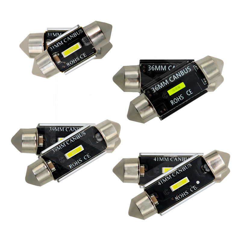 Par De Luz 3 Led Interior Auto Canbus 31mm 41mm 36mm 39mm