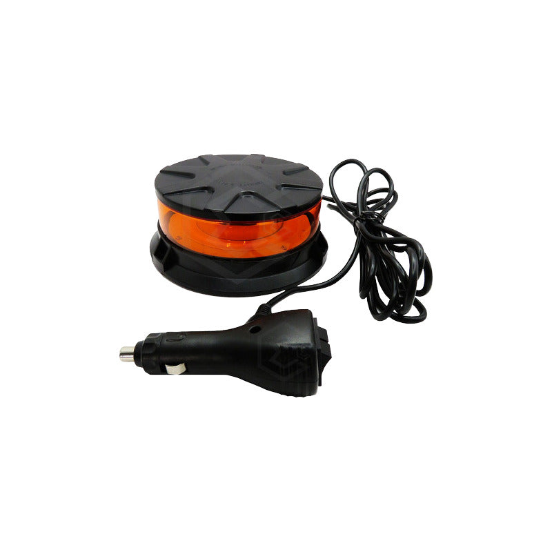 Torreta 48 Leds Ambar 12-24v 72w Ip65 Con Iman 20 Funciones