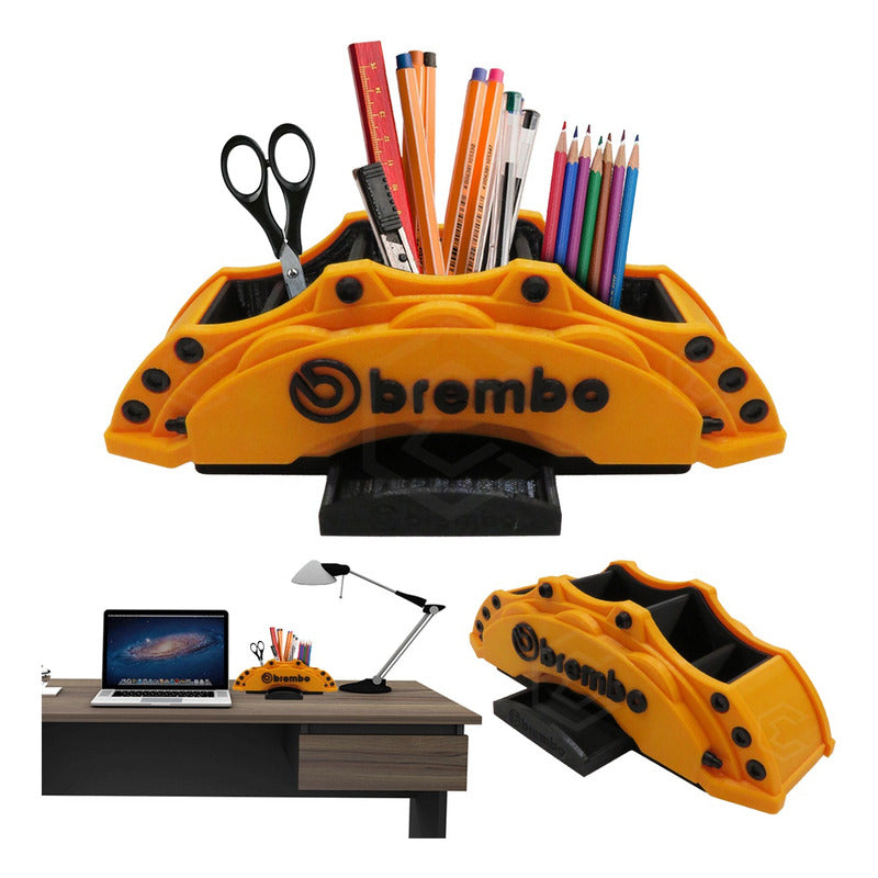 Porta Lápices Organizador Escritorio Brembo Caliper 3d Petg