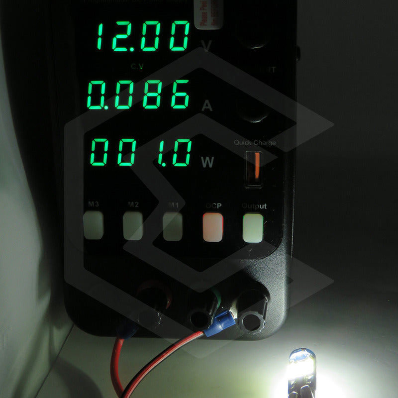 Par Foco Pellizco T10 15leds Burbuja Canbus Doble Polaridad