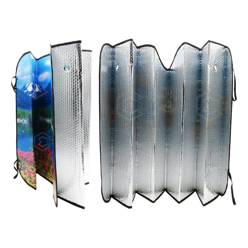 Cubresol Parasol Auto Metalizado Con Chupones Varios Modelos
