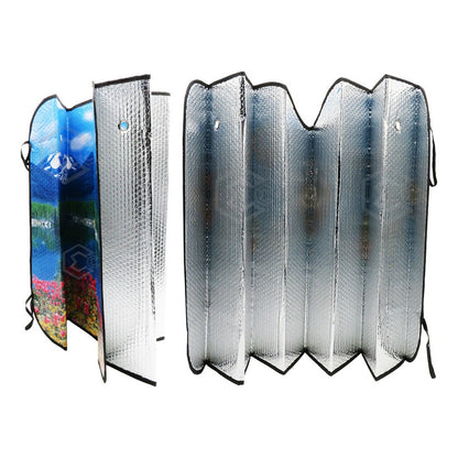 Cubresol Parasol Auto Metalizado Con Chupones Varios Modelos