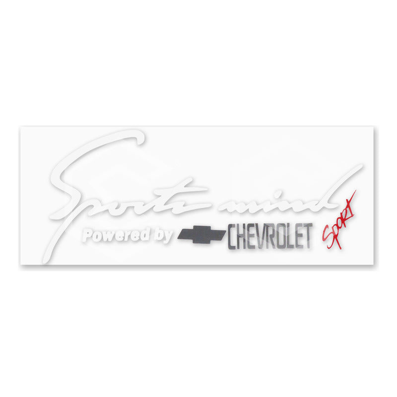 Calcomanía Sport Mind Chevrolet Sticker Vinil Auto Moto 25cm