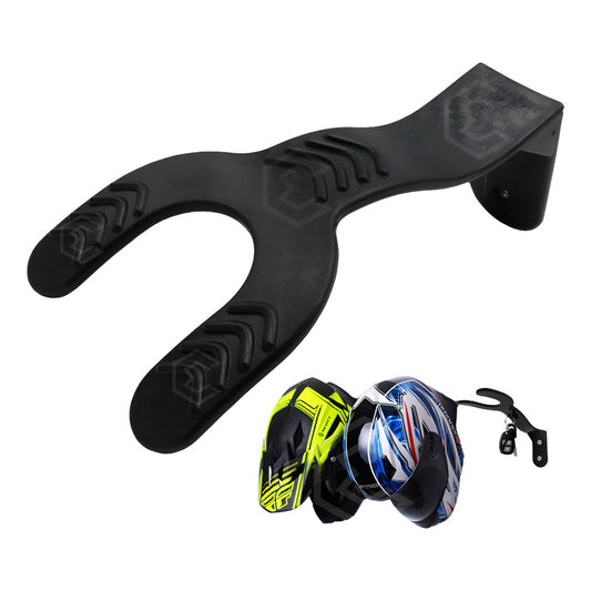 Soporte Gancho Pared Para Casco Biker Accesorios Resistente Negro