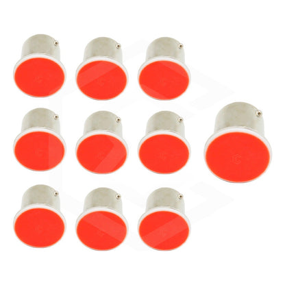 10 Focos 1156 1157 Led Cob Cuarto Stop Direccional Reversa
